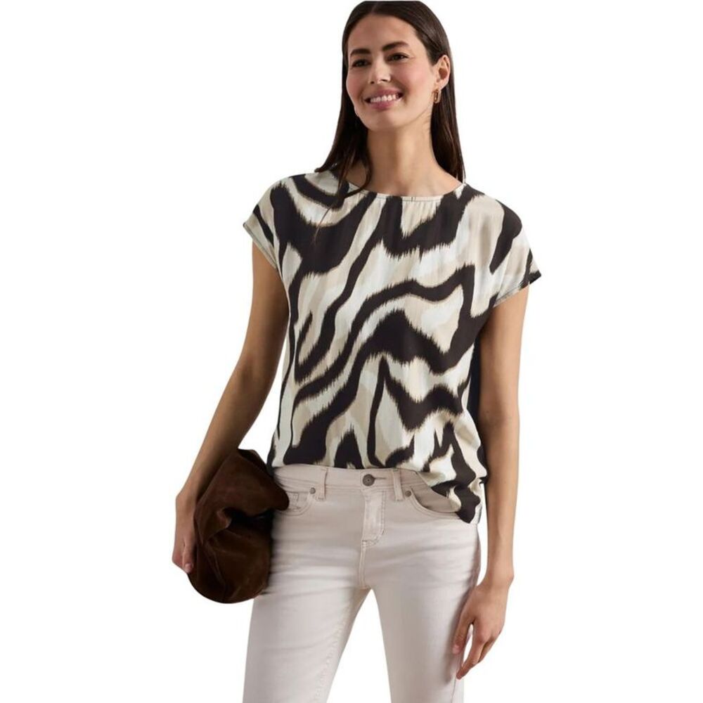 Street One Brown Viscose Women's T-Shirt